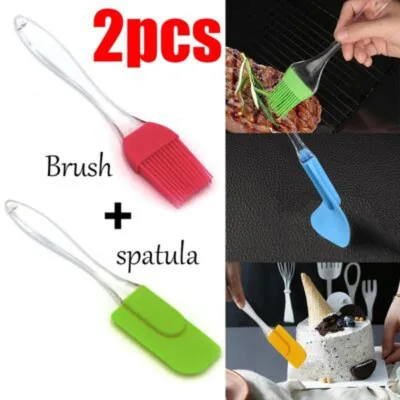 Spatula & Oil Brush Set (Big)