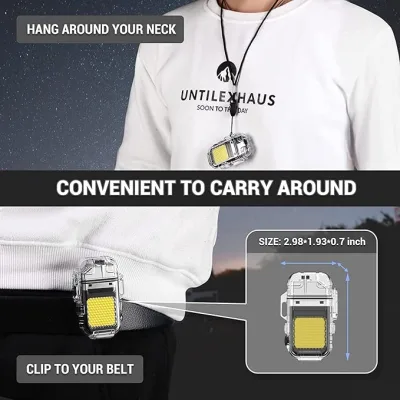 Led light with lighter