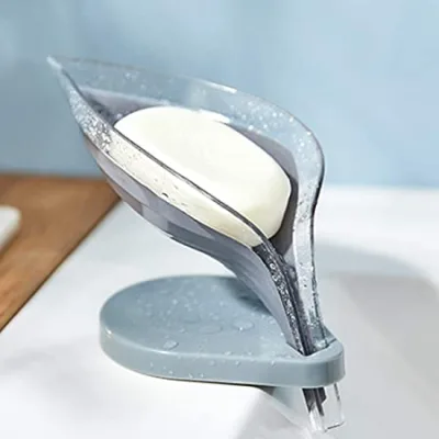 Leaf-Shaped Draining Soap Holder