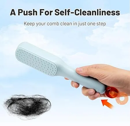 Button Hair Brush