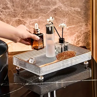 Luxury Cosmetic Tray (Assorted Colour)