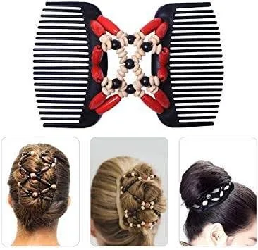 Pack of 3 Elastic Comb
