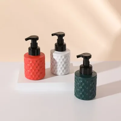 Diamond shape soap dispenser 300ml (Assorted Colour)