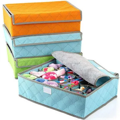 24 Pocket Socks Organizer Box