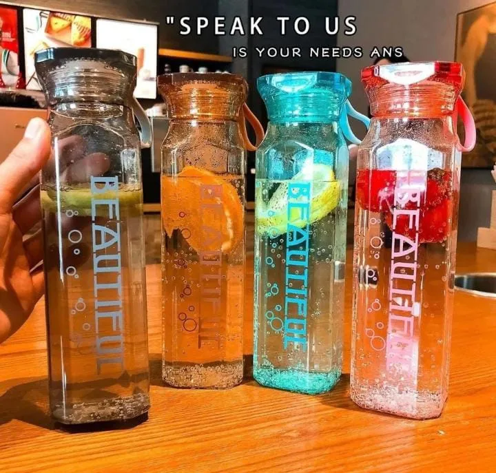 Beautiful Glass water bottle