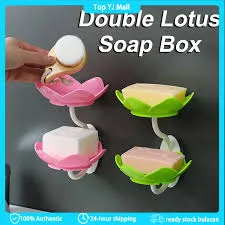 Double Layer Flower Soap holder (Assorted Colour)