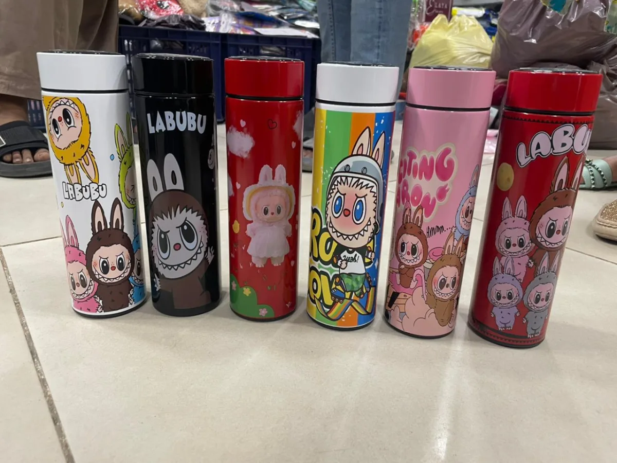 Labubu Temperature Bottle Approx 500ml (Assorted Colour)