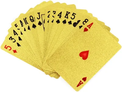 Waterproof Gold Cards Set of 52