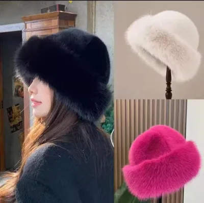 Fluffy Bucket Hat (Assorted Colour)