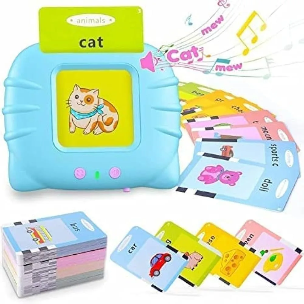 Talking flash card (random colours)