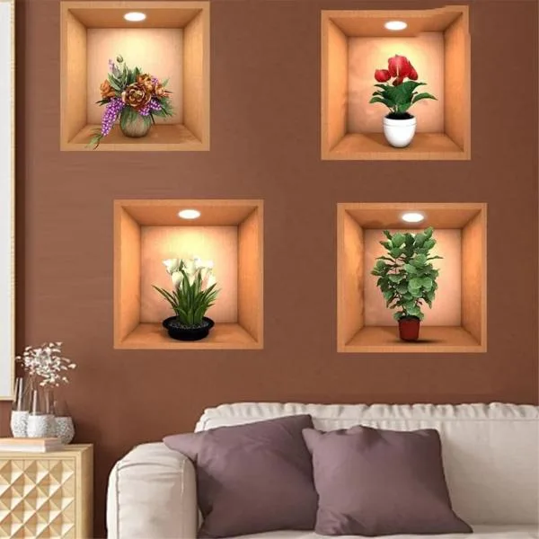 3 Pcs Wall Sticker (Assorted Design)