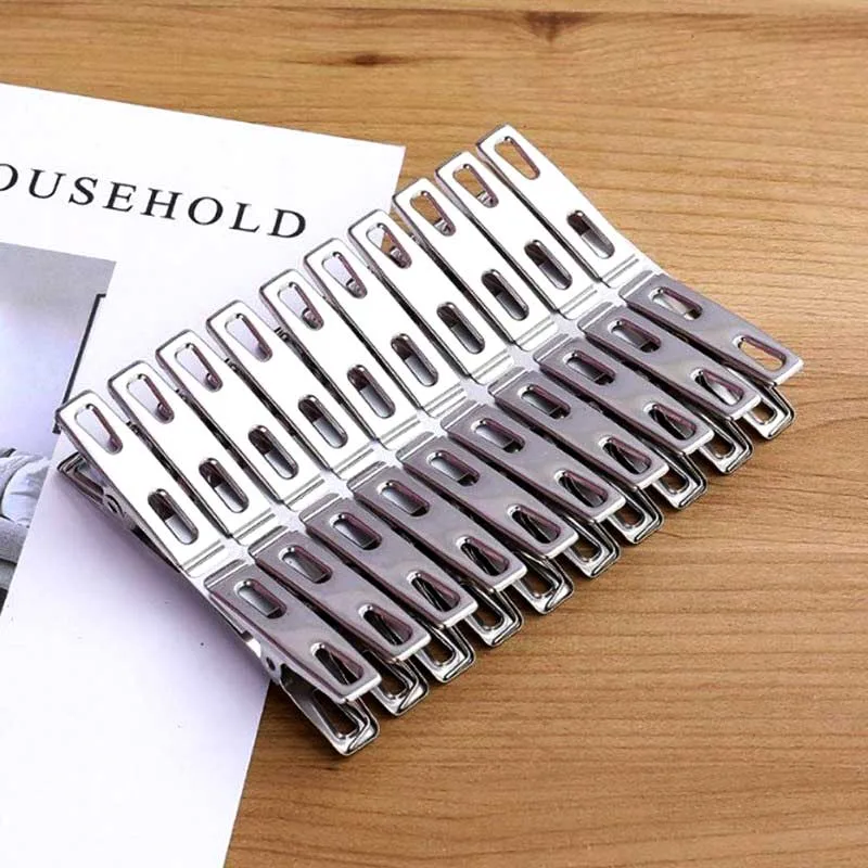 Steel Cloth Clips (Pack of 20)