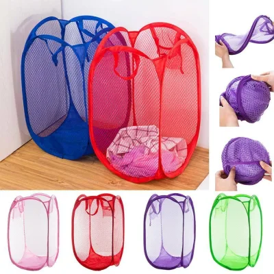 Folding Laundry Net Basket