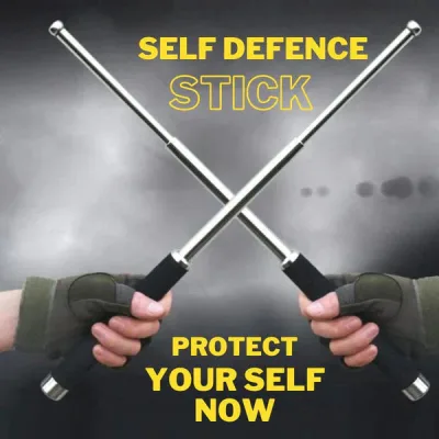 Self Defense Telescopic Steel Rod Stick