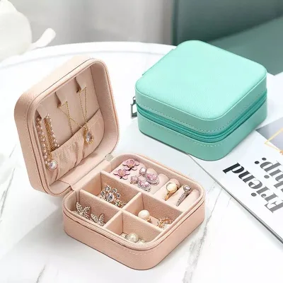 Leather Jewellery Box (Assorted Colour)