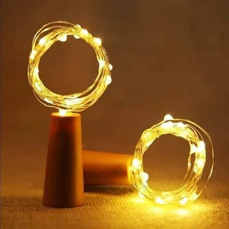 LED Wine Bottle Cork Lights Copper Wire String Lights