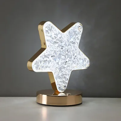 Rechargeable Crystal Star Lamp