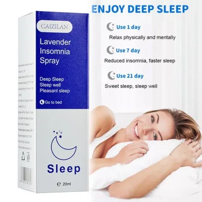 20ml Lavender Sleep Spray Aromatherapy Sleep Lavender Vanilla Pillow Mist Sleep Pillow Spray For Room Linen Deep Sleep Spray