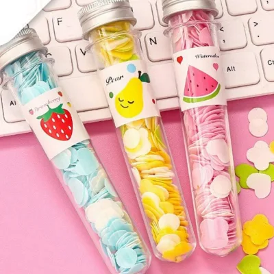 Tube Paper Soap (Assorted Colour)
