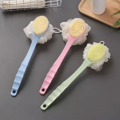 Long Handle Bath Brush (Assorted Colour)
